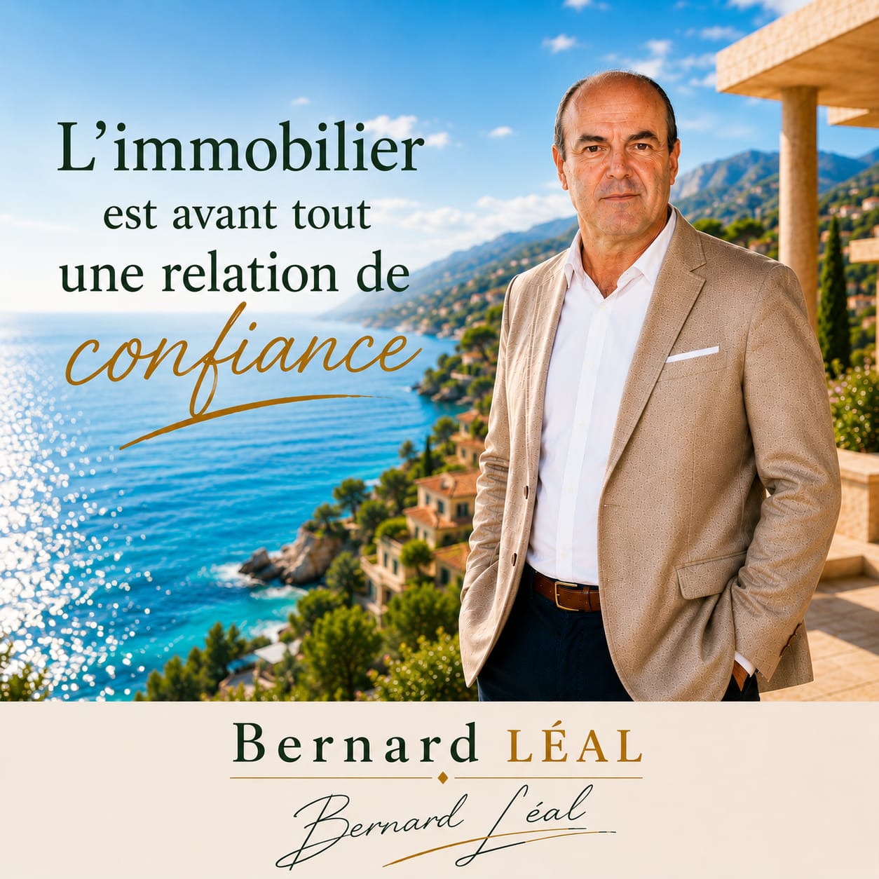 Bernard LEAL – Gérant fondateur Les Vénitiennes Immobilier